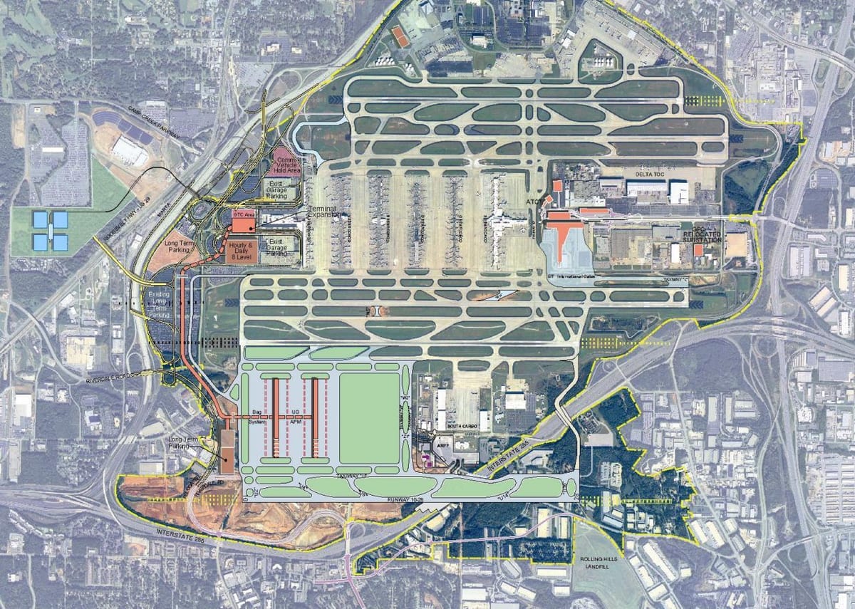 Atlanta Georgia ayewopò kat jeyografik