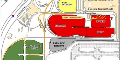 Atlanta Hartsfield ayewopò pakin kat jeyografik