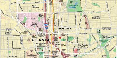 Kat jeyografik nan midtown Atlanta